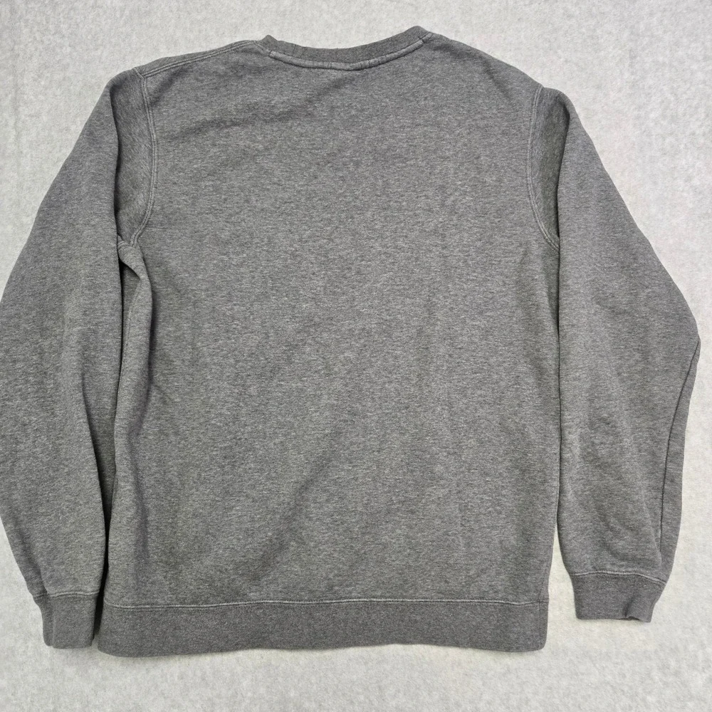 Nike Club Fleece Crewneck Sweatshirt Mens M Gray Swoosh Athletic 804340-071
